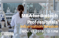 Biotech MBA Lunch n Learn -OCT. Bulletin